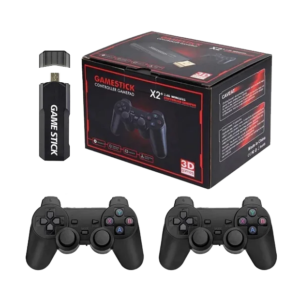 Game Stick Retro X2, 64GB, 35000 Jogos + 2 Controles Sem Fio