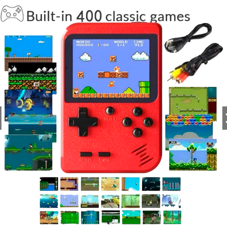 Vídeo Game Retrô Oásis OIH-5914 400 Jogos - Imagem 2