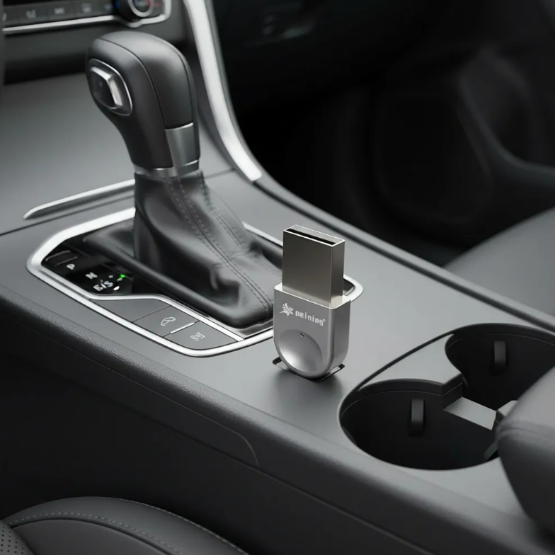 Adaptador Receptor Bluetooth 5.3usb Musica Chamada Som Carro - Imagem 2