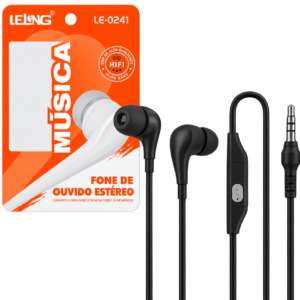 FONE DE OUVIDO ESTEREO LELONG LE-0241