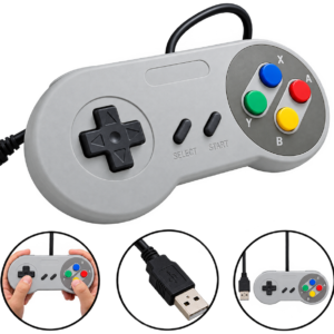 Controle Usb Snes Super Nintendo Para Pc Raspberry Mac Linux
