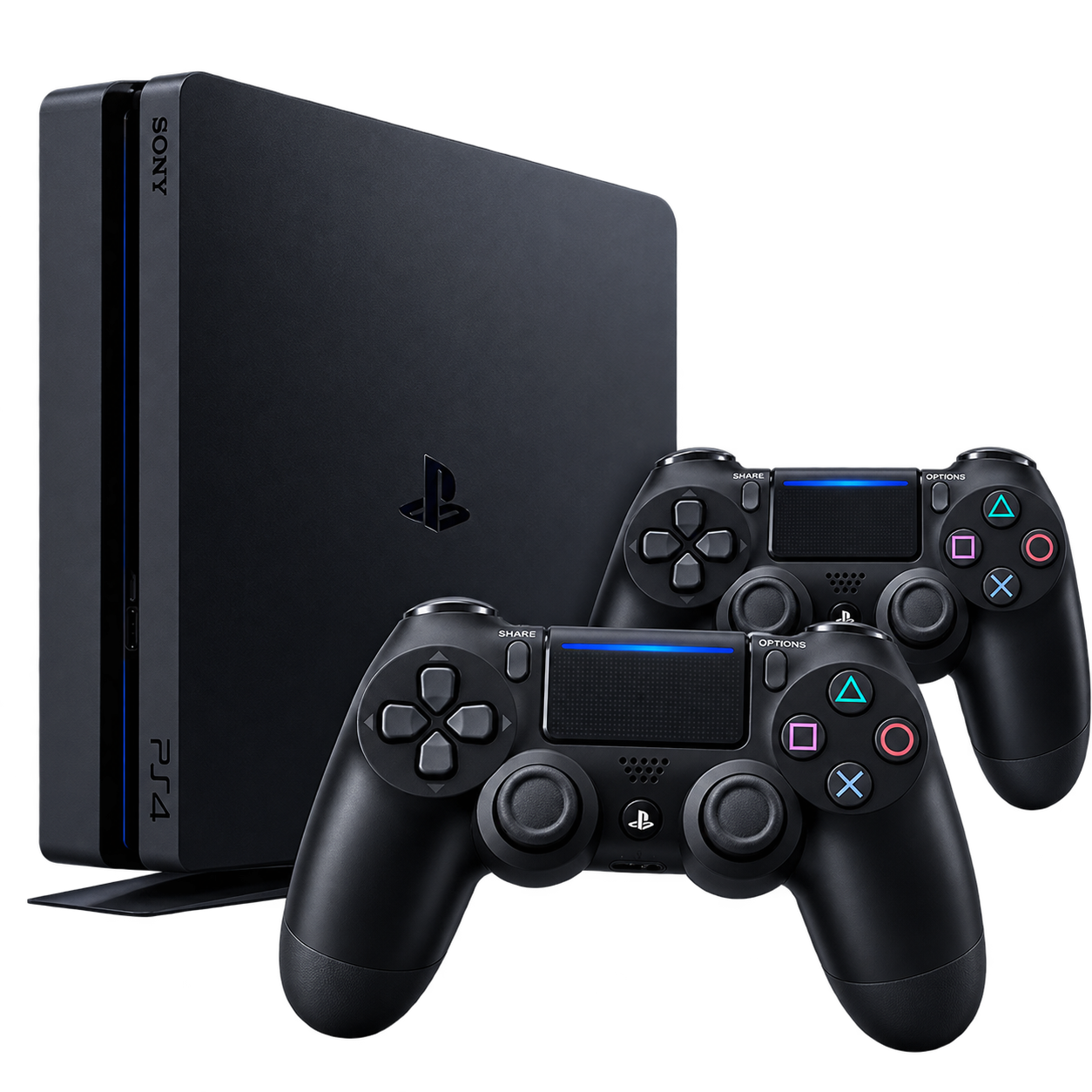 Console PS4 Slim 1GB com 2 Controles - Imagem 2